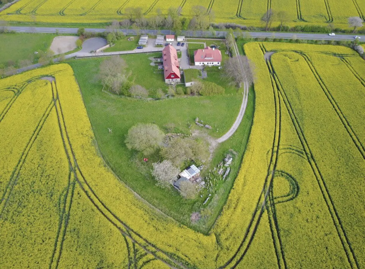 Natur & Landwirtschaft – Drohnenaufnahme Linsenspektrum