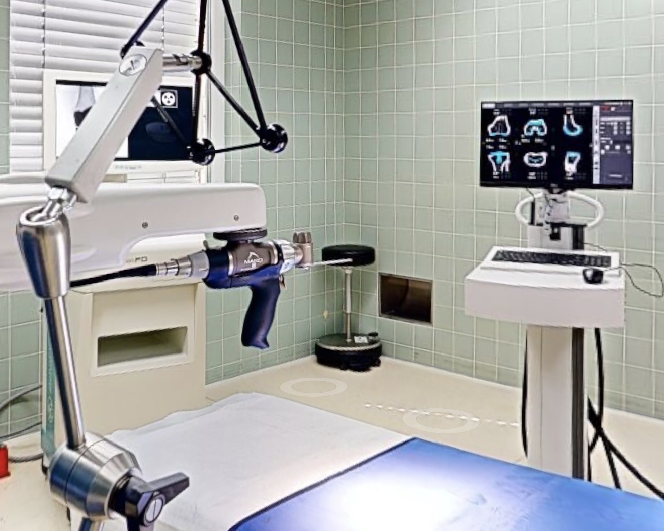 Stryker Mako Roboterarm Nahaufnahme