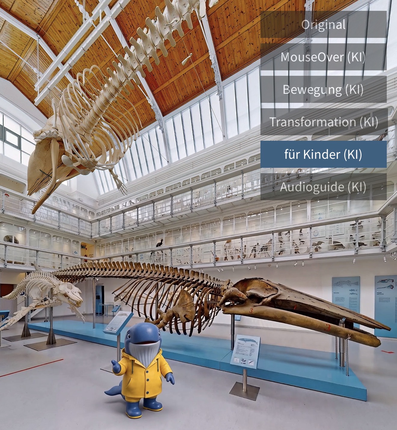 Wally im Museum