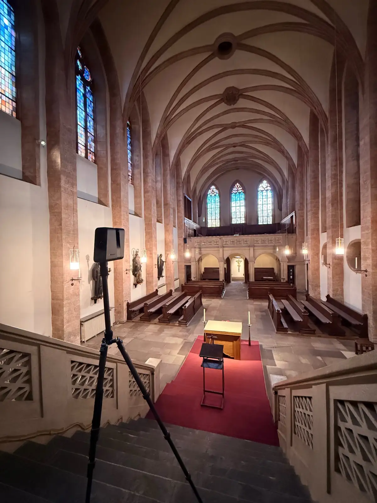 Matterport Pro3 Scanner in der Klosterkirche