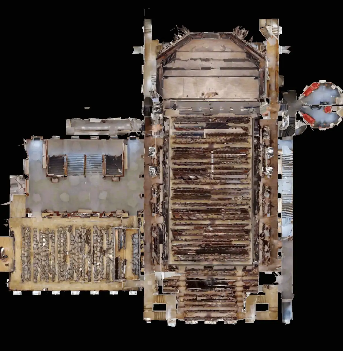 Die Glocke Bremen – Grundriss/Draufsicht Matterport-Modell