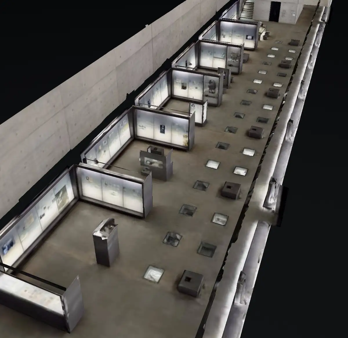 Gedenkstätte Bergen-Belsen – Dollhouse-Ansicht von oben