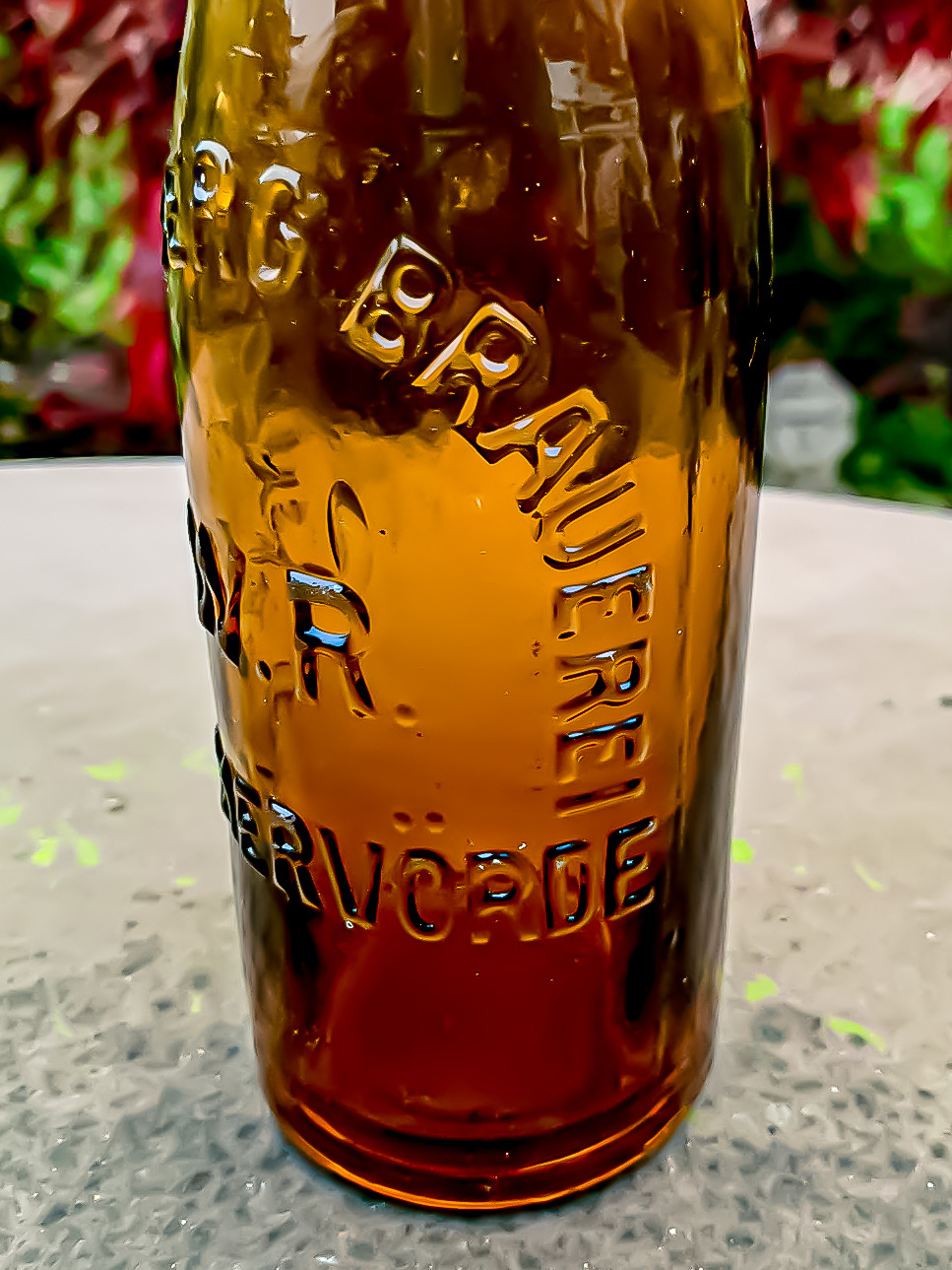 Glasprägung Brauerei Bremervörde