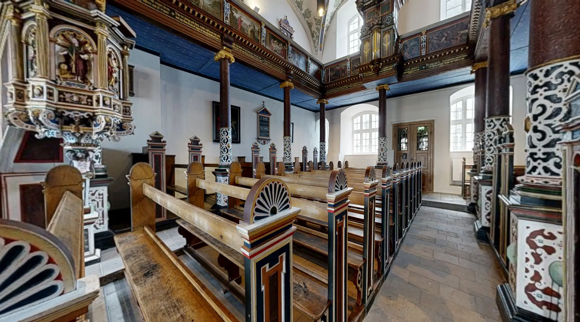 Historischer Hirschsaal und Schlosskapelle auf Schloss Gottorf als 3D-Dokumentation – Ansicht 6