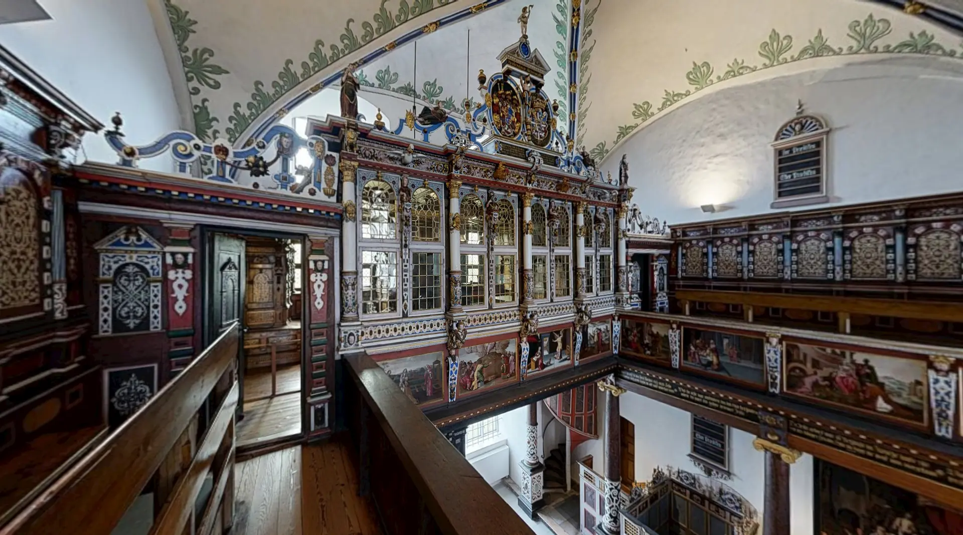 Historischer Hirschsaal und Schlosskapelle auf Schloss Gottorf als 3D-Dokumentation – Ansicht 9