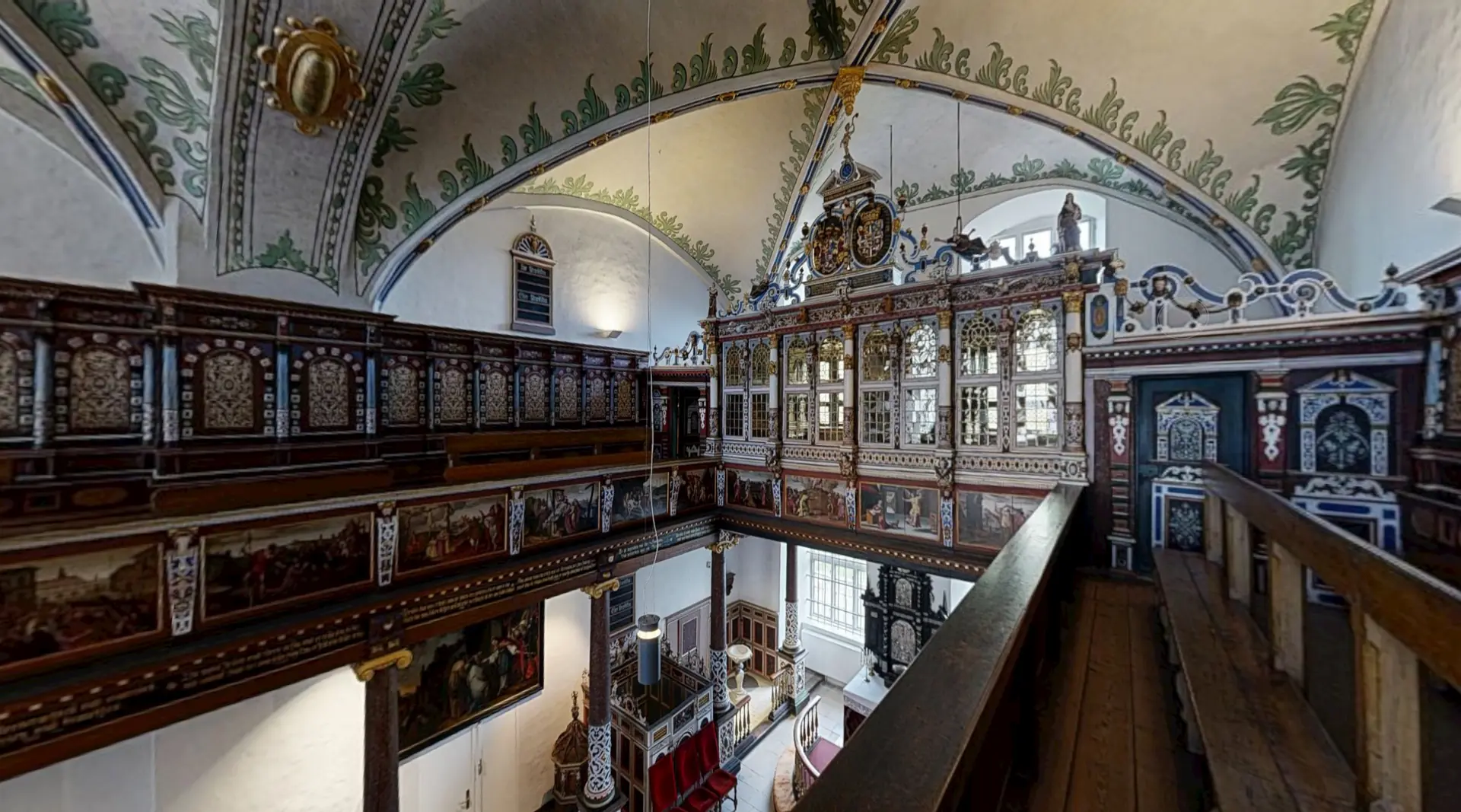 Historischer Hirschsaal und Schlosskapelle auf Schloss Gottorf als 3D-Dokumentation – Ansicht 10