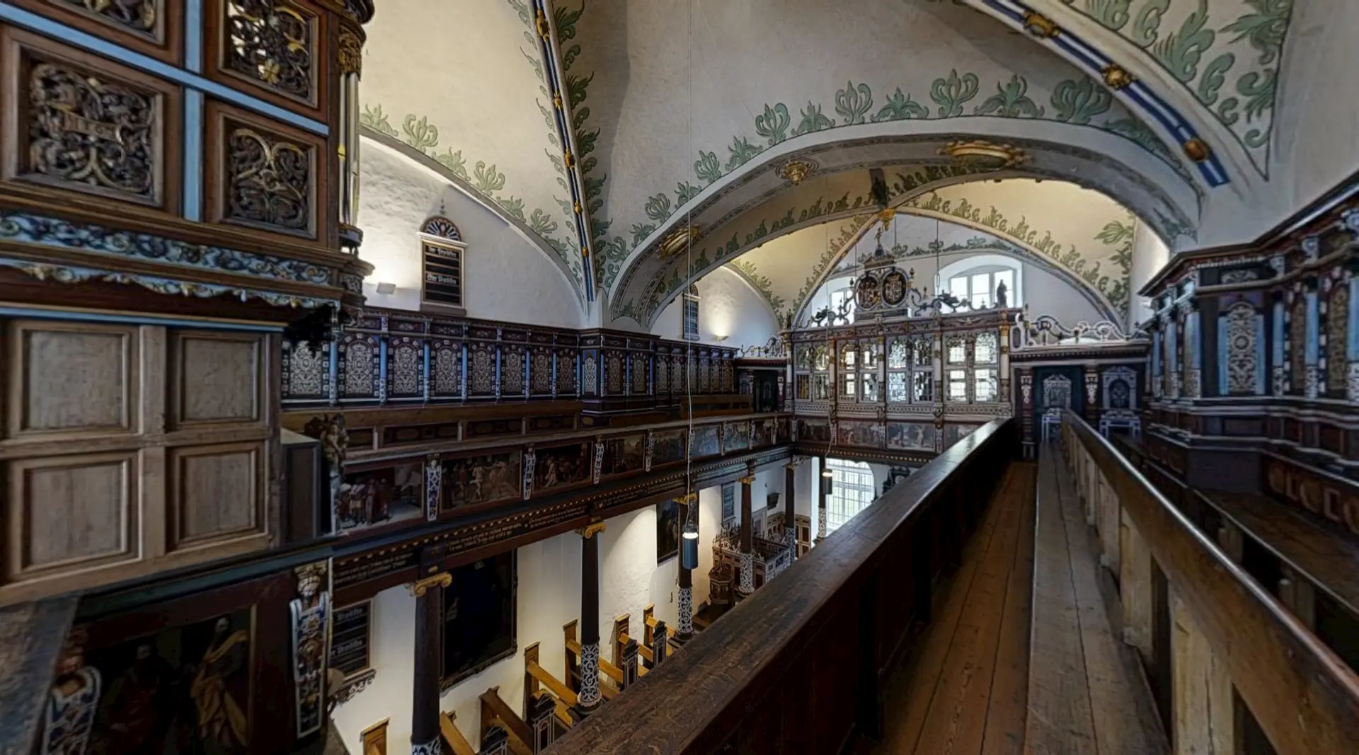 Historischer Hirschsaal und Schlosskapelle auf Schloss Gottorf als 3D-Dokumentation – Ansicht 11
