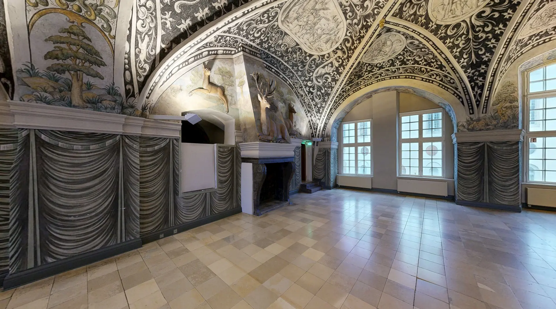 Historischer Hirschsaal und Schlosskapelle auf Schloss Gottorf als 3D-Dokumentation – Ansicht 12