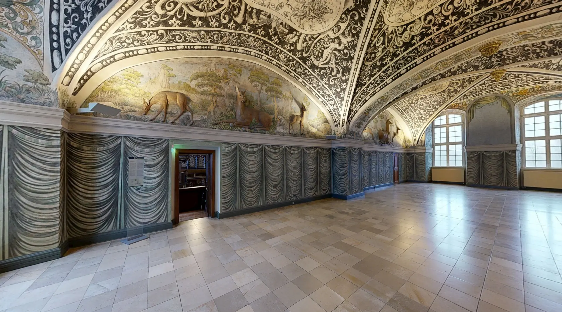 Historischer Hirschsaal und Schlosskapelle auf Schloss Gottorf als 3D-Dokumentation – Ansicht 13
