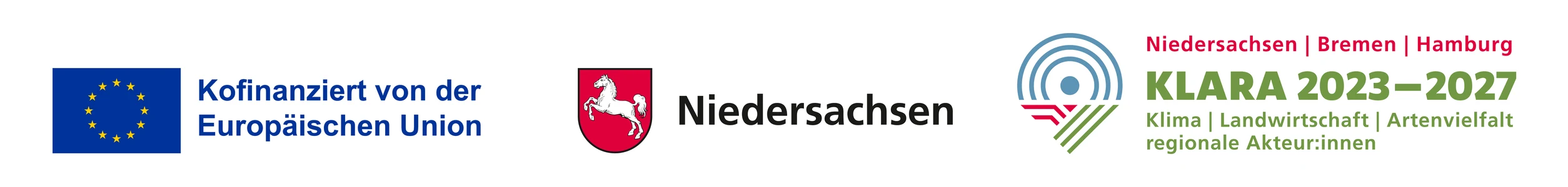 Gefördert durch die Europäische Union, das Land Niedersachsen und das KLARA-Programm 2023–2027