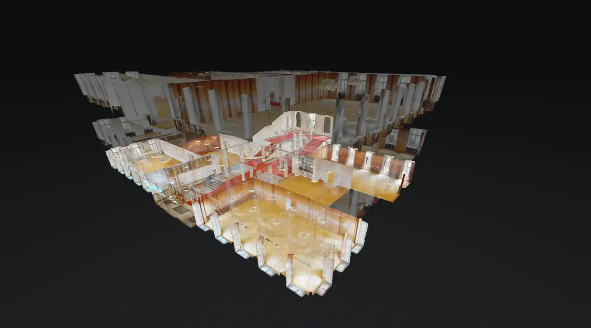 Kronprinzenpalais Berlin – Dollhouse-Ansicht aller Etagen