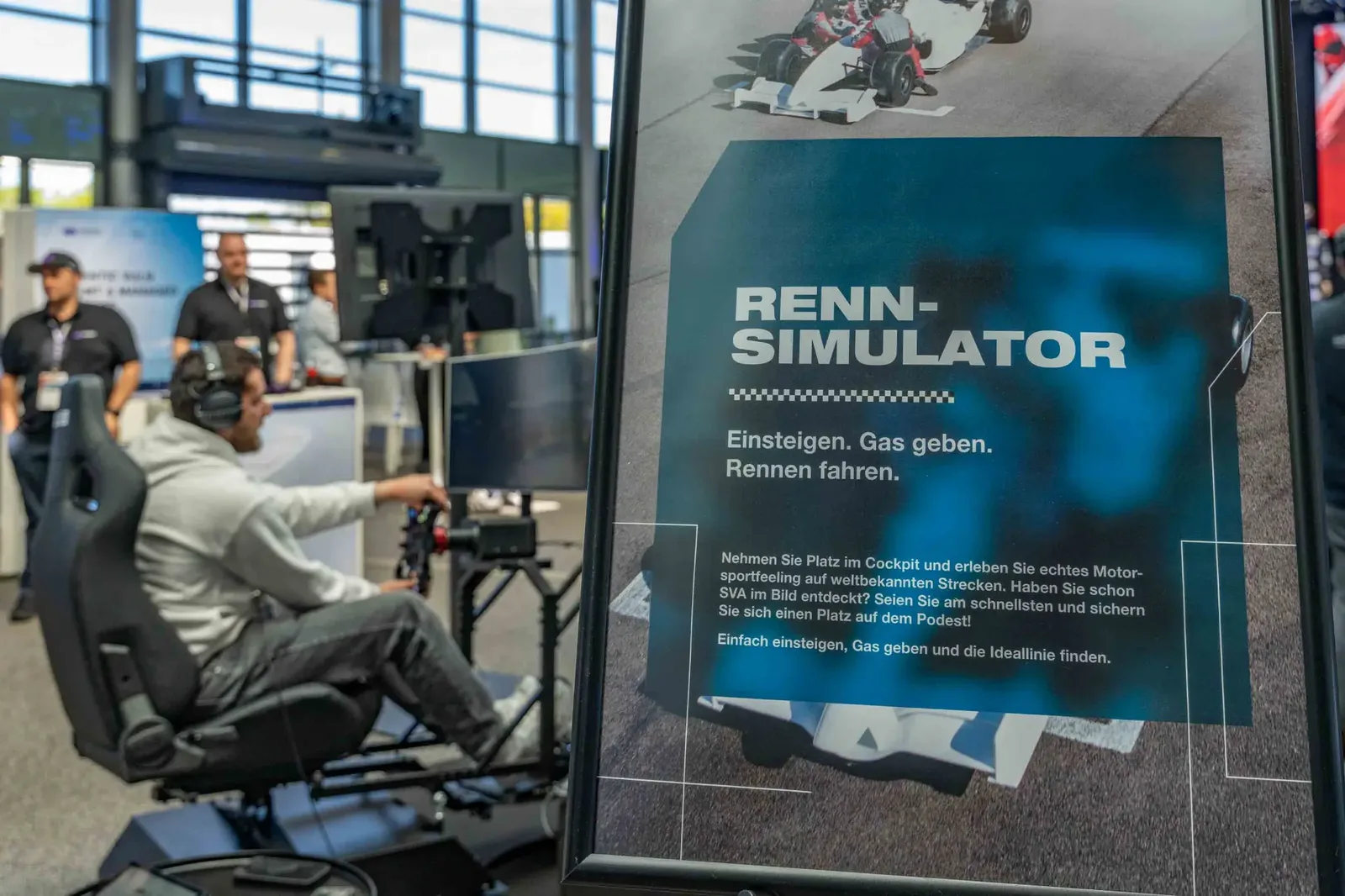 Rennsimulator-Experience – Aufnahme 2