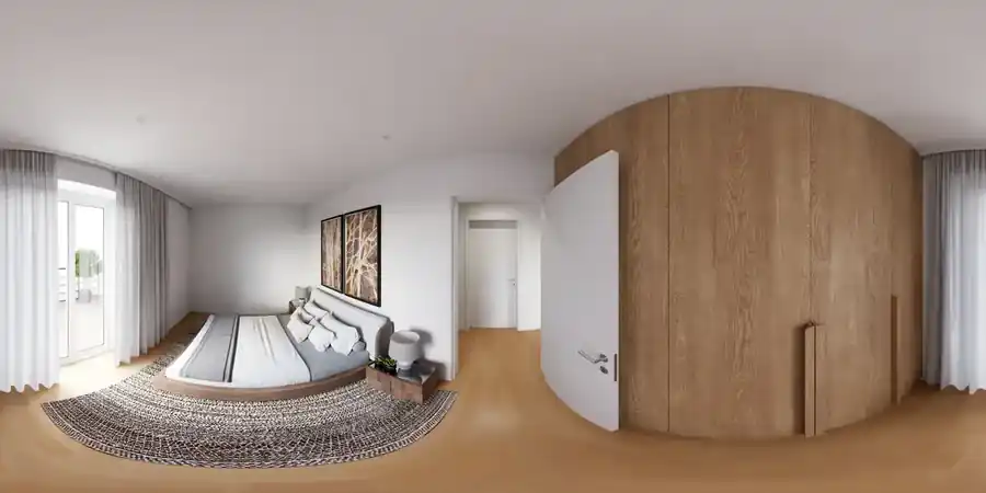 Interior Rendering - Loft mit Galerie