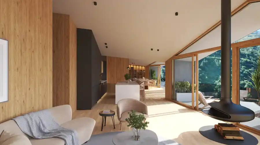 Interior Rendering - Designer Kueche