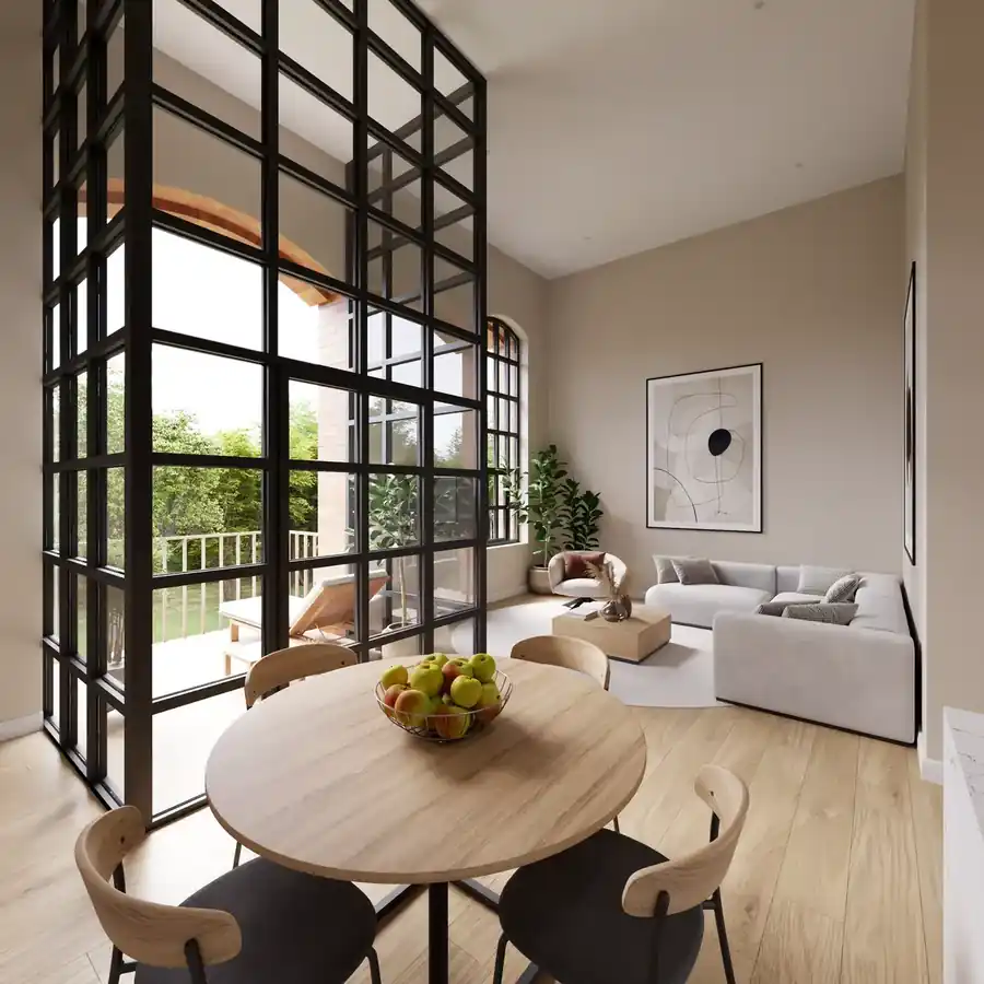 Interior Rendering - Penthouse Schlafzimmer