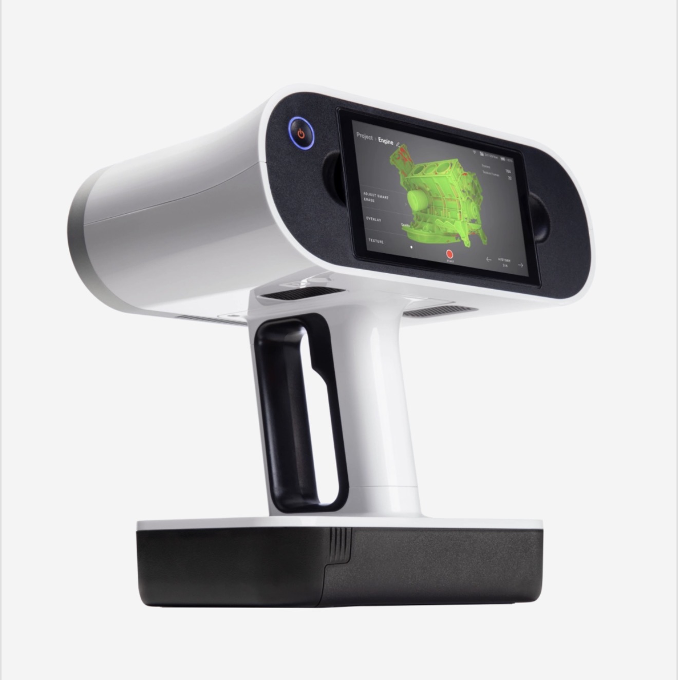 Artec Leo Handscanner – professioneller kabelloser 3D-Handscanner mit integriertem Display und Ladestation