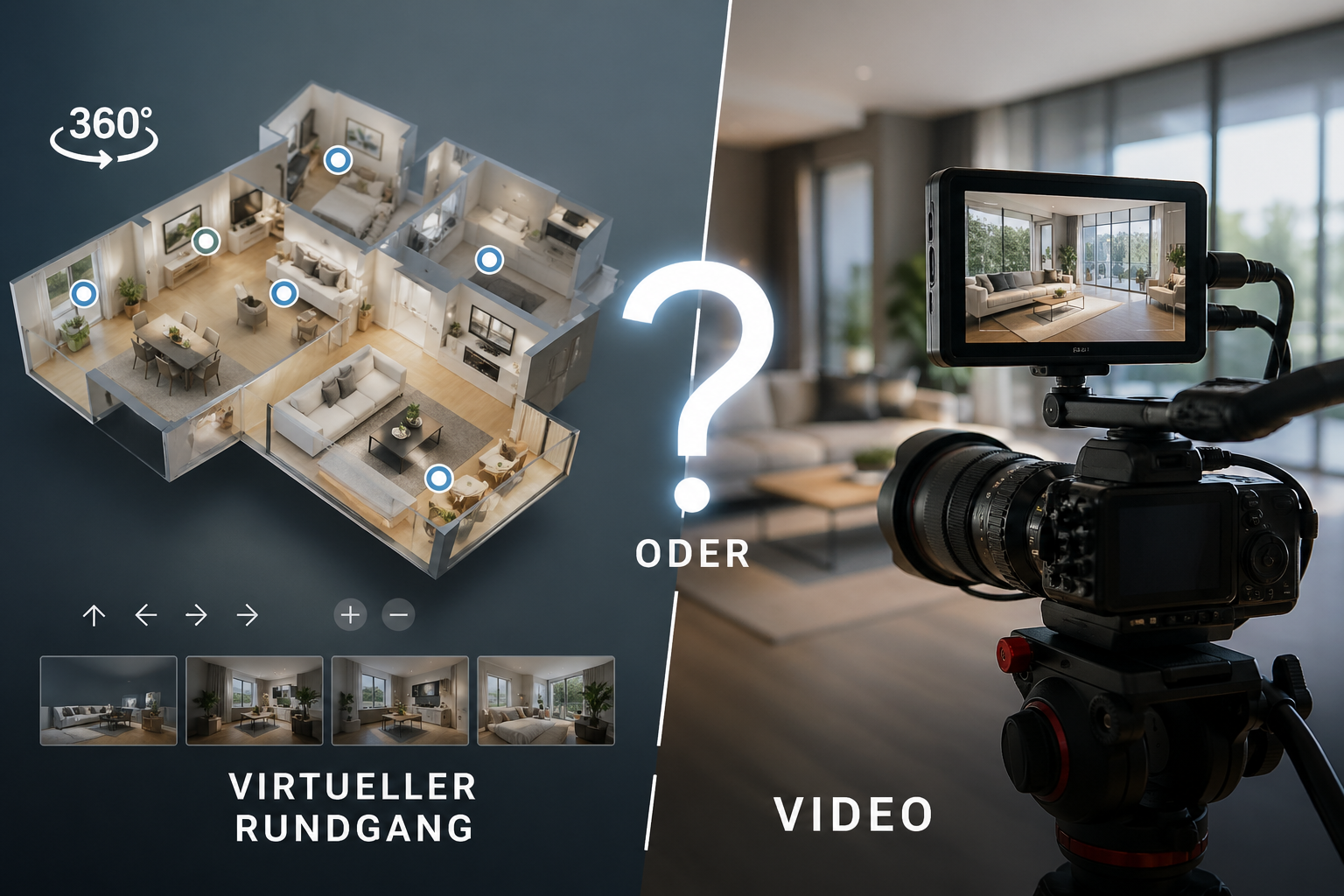 Virtueller Rundgang vs. Video – Was konvertiert besser?