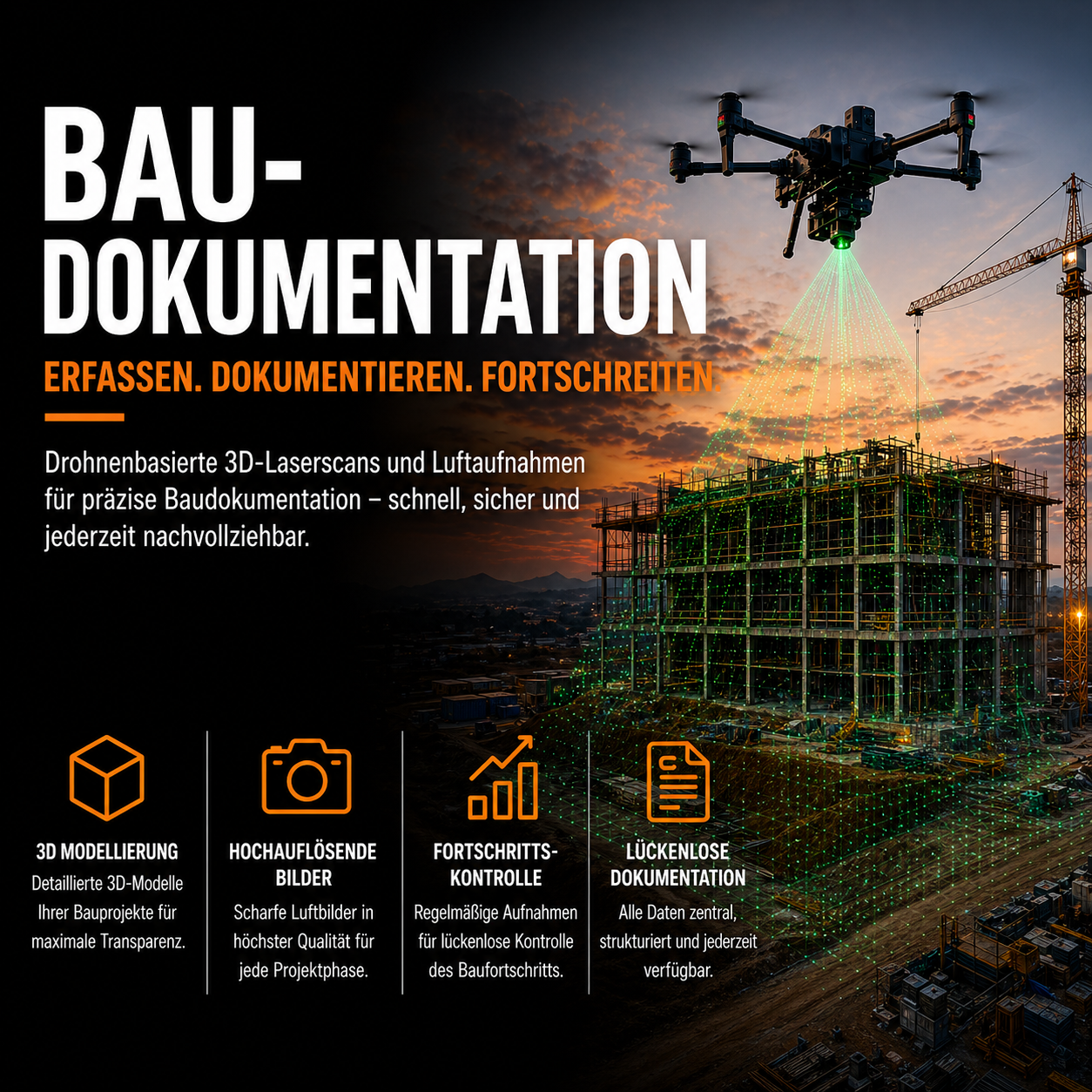 Baudokumentation mit Drohnen – Rechtssicherheit & Effizienz